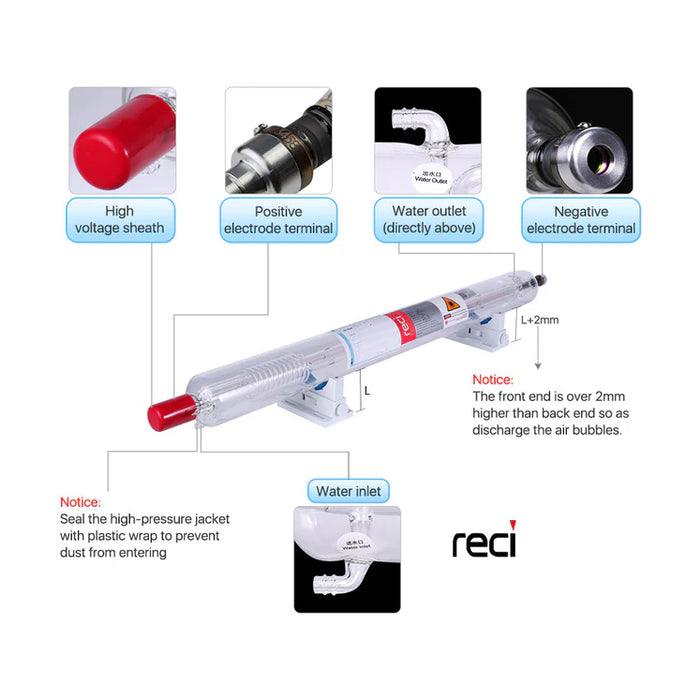 Tubo laser CO2 RECI serie W